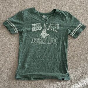 Womens Green Fenway Park T-Shirt